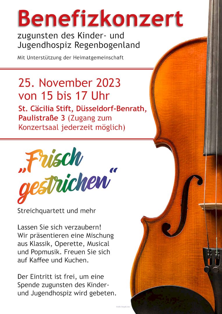 Konzert Frisch gestrichen Plakat